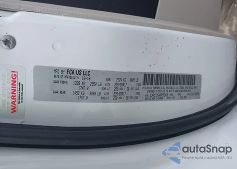 2017 Chrysler Pacifica Touring from USA, damaged, VIN 2C4RC1DG4HR592418